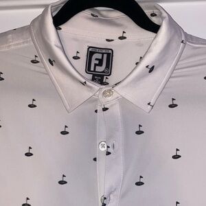Footjoy XXL white with black tees